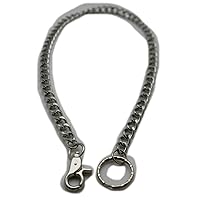 Men Fashion Wallet Chain Big Links Silver Color Metal Extra Long Classic Jewelry Accessory Punk Rock