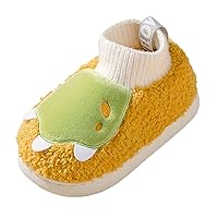 Girls Boys Unisex Home Slippers Warm Dinosaur House Slippers For Infant And Toddler Lined Winter Indoor Slipper Boys