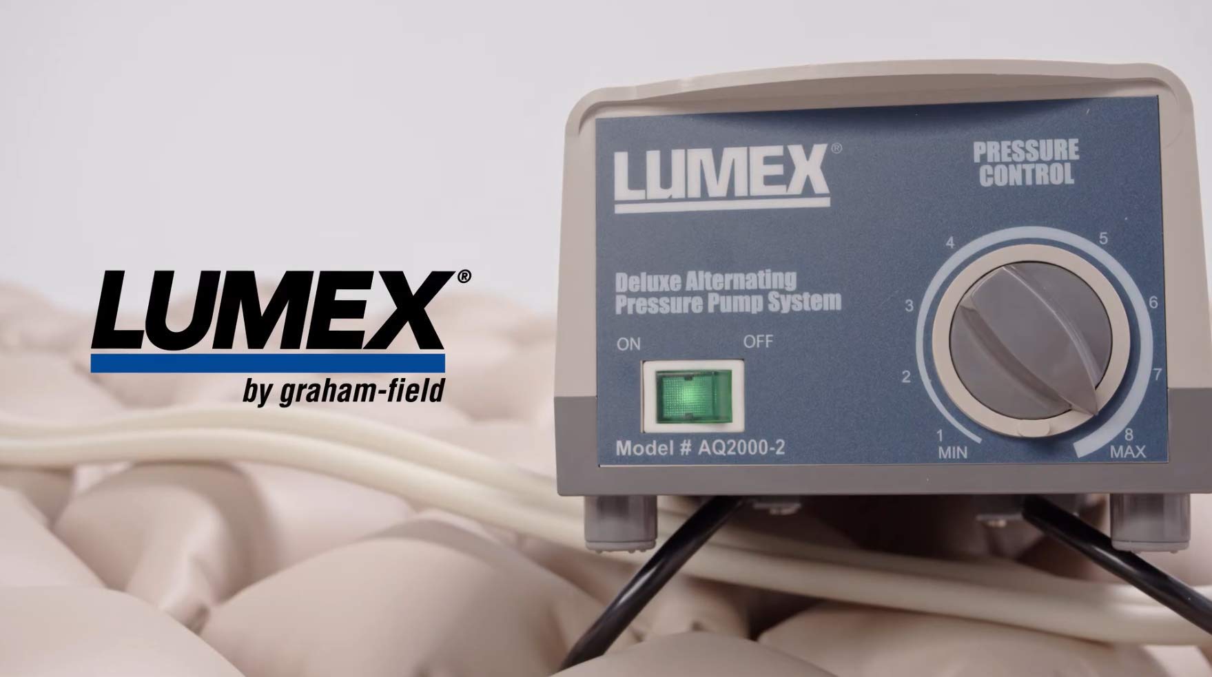 Lumex Deluxe Alternating Pressure Pad & Pump System, 34x78x2.5