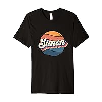 Simon Retro First Name Vintage Forename Personalized Premium T-Shirt