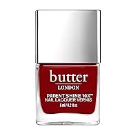 butter LONDON Patent Shine 10X Nail Lacquer, Gel-Like Finish, Chip-Resistant Formula, 10-Free Formula, Cruelty-Free, Polymer Technology