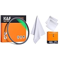 77mm MC UV Filter & 3Pack Microfiber Cleaning Cloths