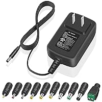 20V 1.5A 1A 0.5A AC Adapter Power Supply,30W 1.3A 900mA 500mA Charger with 10 Tips UL Listed