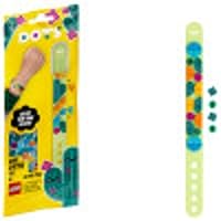 LEGO DOTS Cool Cactus Bracelet 41922 DIY Craft and Bracelet Making Kit; A Cool Design Playset That Encourages Children to Explore Self-Expression Through Creative Activities, New 2021 (33 Pieces)