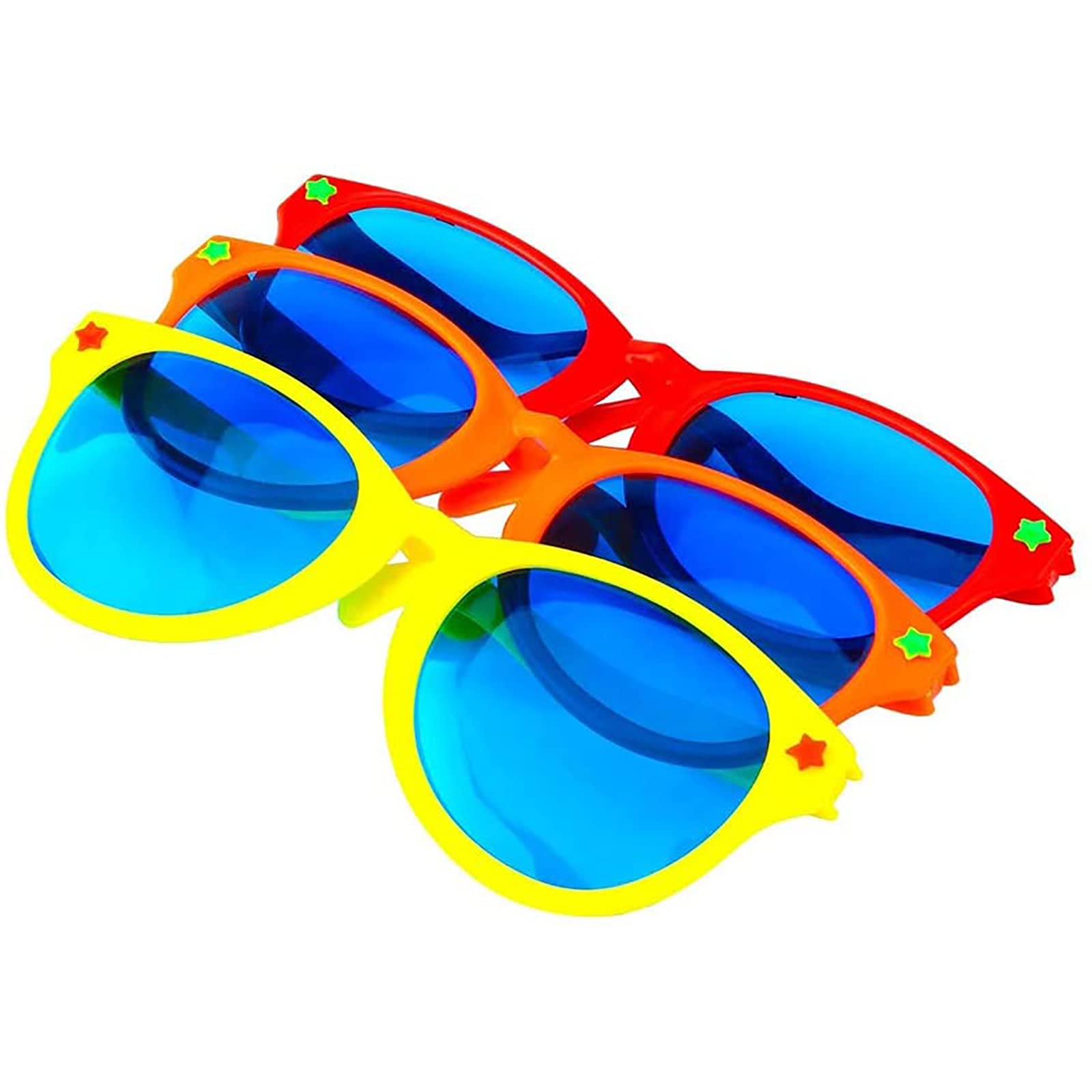 Soghot HUI JIN 6 Pcs Jumbo Plastic Sunglasses Funny Party Glasses Swim Party Favors for Festival Supplies Accessories
