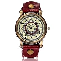 Women's Watches with Leather Band and Metal Casual Quartz Watch Fashion Simple Analog Wrist Watch