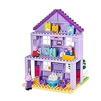 800057153 BLOXX Construction Toys Peppa Pig Grandparents House PLAYSET with 86 PCS, Multi