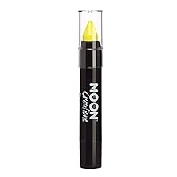 Face Paint Stick / Body Crayon makeup for the Face & Body by Moon Creations - 0.12oz - Yellow