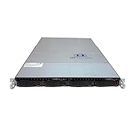 Supermicro SuperServer 6018TR-T 2 Node 4 Bay LFF 1U Server, Per Node (2X Intel Xeon E5-2650 V4 2.2GHz 12C CPU, 32GB 4 x 8GB DDR4 RDIMM, 1x 960GB SSD), Rail Kit Included (Renewed)