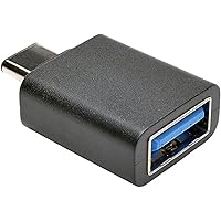 Tripp Lite USB 3.1 Gen 1 Cable, USB-C to USB-A (M/F), Type-C to Type-A, 5 Gbps, (U428-000-F),Black