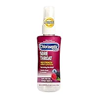 Chloraseptic Sore Throat Relief Bundle with Lozenges (18 Count) and Max Strength Spray (4 fl oz)