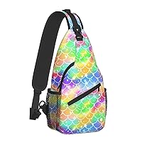 Bright Chest Bags Cool Crossbody Sling Bag Travel Hiking Backpack Casual Shoulder Daypack For Women Men