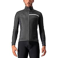 Castelli Men's Squadra Stretch Jacket, Windproof Zip Up Shell with High Collar for Road and Gravel Biking I Cycling