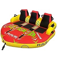 RAVE Sports 02645 #EPIC 3-Rider Towable , red , 78