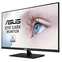 ASUS 31.5” 4K HDR Monitor (VP32UQ) - UHD (3840 x 2160), IPS, 100% sRGB, HDR10, Speakers, Adaptive-Sync/FreeSync, Low Blue Light, Eye Care, VESA Mountable, Frameless, DisplayPort, HDMI, Tilt