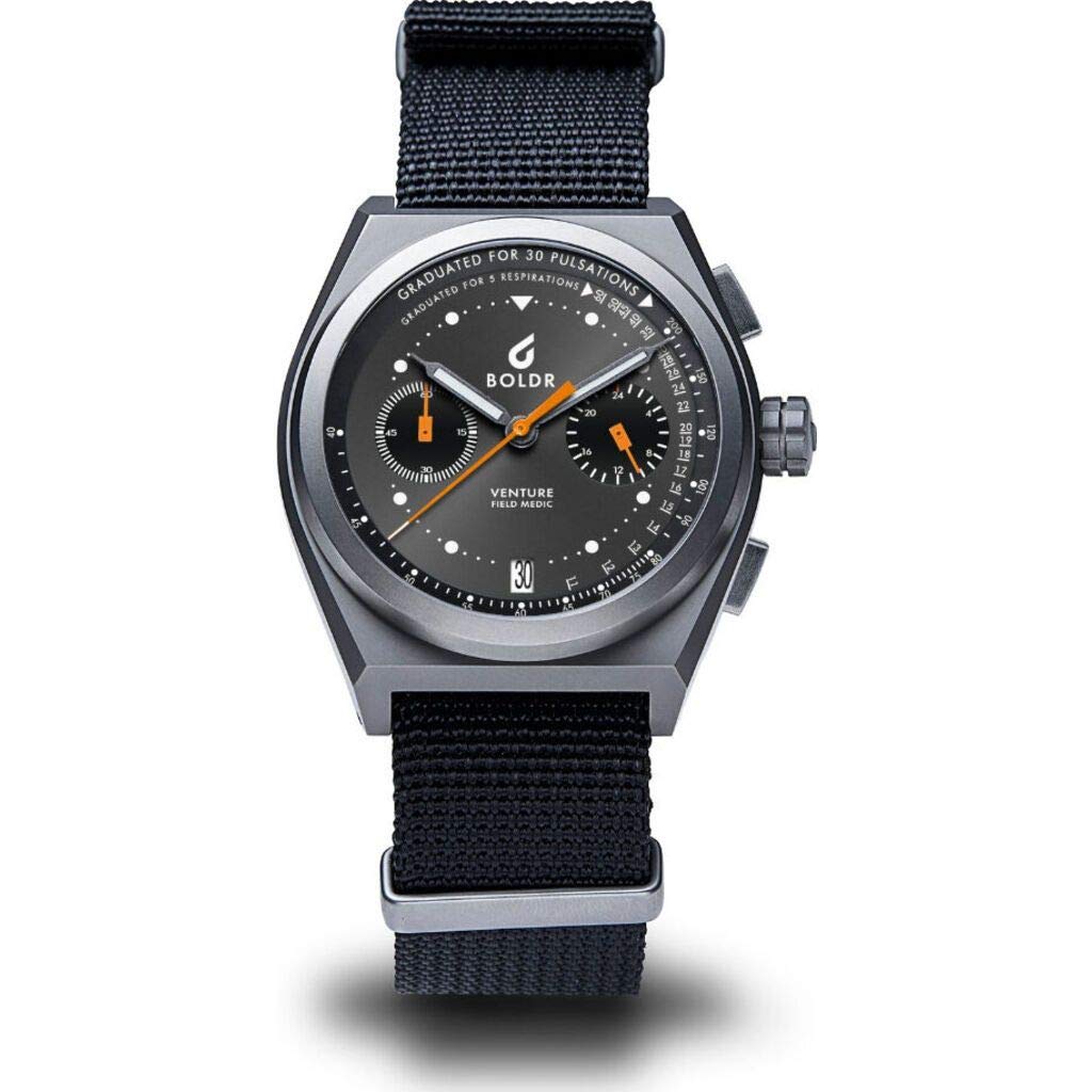 BOLDR Venture Titanium Chronograph Wrist Watch | Field Medic I