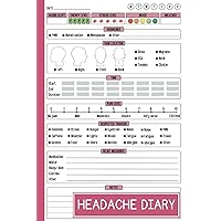 Headache Diary: Daily & Yearly Pain Tracker Journal for Migraine, Sinus, GCA, Cluster, Neck, and Tension