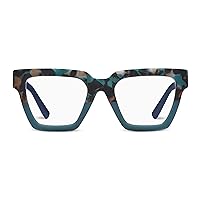Peepers by PeeperSpecs Women's Take a Bow Square Blue Light Blocking Reading Glasses