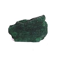 Rough Green Emerald Gemstone 140.50 Ct Natural Raw Rough Certified Green Emerald