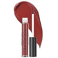 FOCALLURE Ultra Matte Liquid Lipstick,Longwear Rich Lip Colors,Easy to Create a Sexy Lips with High-grade Formula,Long Lasting Waterproof Lipstick Make Up,MEDIUM CARMINE