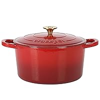 Crock Pot Artisan 6-Quart Round Dutch Oven -Gradient Red