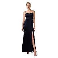 Adrianna Papell Women's Satin Crepe Gown