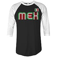 Threadrock Mexico Athletic Retro Series Unisex Raglan T-Shirt
