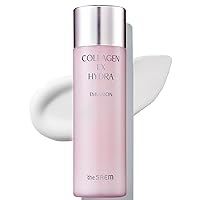 Collagen EX Hydra Emulsion with Ceramide and Jojoba Oil, Fast-Absorbing Face Lotion for Dry Skin - Firming, Moisturizing & Soothing, 5.24 fl.oz.