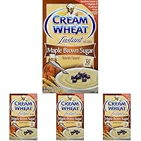 Cream of Wheat Instant Hot Cereal, Maple Brown Sugar, 12.3 Ounce (Pack of 4)