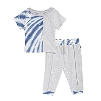 Splendid baby-boys Split Tie Dye Short Sleeve SetShort Sleeve Set
