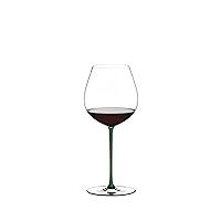 Riedel Fatto A Mano Old World Pinot Noir Wine Glass, Green