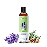 kin+kind Flea and Tick Shampoo for Dogs Vet Formulated - Plant Powered, Safe and Effective Dog Shampoo with Coconut and Olive Oil - Lavender Scent - Prevent Fleas and Ticks - Made in USA 12 fl oz