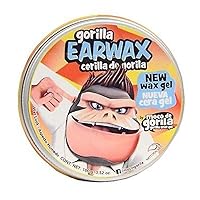 Wet Effect Gorilla Earwax | Hair Styling Putty Extreme Long-lasting Hold, Gorilla Earwax Wet Effect is Ultimate Hair Gel to bring the Wet look to any Hairstyle; 3.52 Ounce Jar