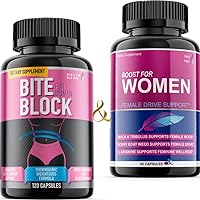 Women's Wellness Bundle: Weight Loss Pills for Bloating & Carb Blocking + Mood & Desire Enhancer - Hormonal Balance & Intimacy Support