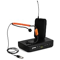 BLX14/SM31 UHF Wireless Microphone System - Perfect for Fitness, Aerobics - 14-Hour Battery Life, 300 ft Range | Includes SM31FH Fitness Headset Mic, Single Channel Receiver | H9 Band