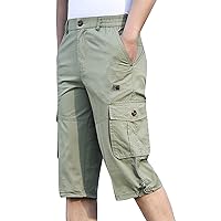 Solid Color Sports Casual Shorts Fitness Pants Pocket Bodybuilding Mens Men's Pants