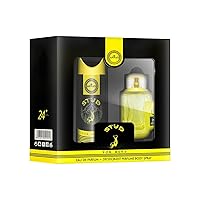 Arras Gift Set for Men Stud Eau De Parfum + Deodorant Perfume Body Spray 24 + All Day Freshness Long Lasting Fragrance 100 ml Perfume & 200 ml Deo for Men (Pack of 1)