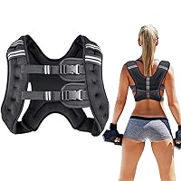 Prodigen Running Weight Vest for Men Women Kids 8 12 16 20 25 30 Lbs Weights Included, Body Weight Vests for Training Workout, Jogging, Cardio, Walking,Elite Weighted Vest Workout Equipment
