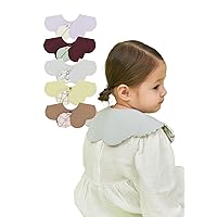 Konny Baby Bibs 5-Pack, 360 ​​° Rotate, Soft and Absorbent Bandana Drooling for Boys Girls baby Essentials