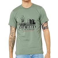 Chemistry is Like Cooking Short Sleeve T-Shirt - Funny Quote Clothing - Chemistry Lovers Item