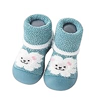 Boys Shoes Size 4 Big Kid Infant Boys Girls Animal Cartoon Socks Shoes Toddler Fleece Kids Shoes Size 5 Boys