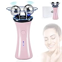 Microcurrent Facial Device-Face Massager Electric Face Lifting, Microcurrent Facial Device for Face and Neck, Handheld Skin Care Face Toning Device, Best Present for Mother and Companion-Pink