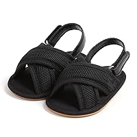 COSANKIM Infant Baby Boys Girls Summer Sandals Non Slip Soft Sole Toddler First Walker Crib Shoes (0-18 Months)