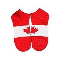 Canada Flag Socks for Men or Women Canada Maple Leaf Kids Crew Socks Low Cut Ankle Socks for Boys Girls Baby Toddler Child