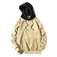 Men's Hoodie 2023 Midweight Fleece Sweatshirts Pullover Hooded Sweatshirt For Men Casual Long Sleeve Hoodies