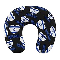 Love Israel Neck Pillow Washable U Shape Head Neck Support Portable Pillow for Home Office Travel