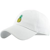 Daddy Dad Hat Pineapple Vacation Baseball Cap Vintage Distressed Classic Polo Style Adjustable
