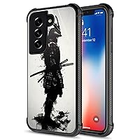 CARLOCA Compatible with Samsung Galaxy S22 Case,Japanese Samurai Samsung Galaxy S22 Cases Graphic Design Shockproof Anti-Scratch Drop Protection Case for Samsung Galaxy S22