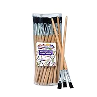 Colorations EASELB Teacher's Favorite Easel Brush (Pack of 60),Black