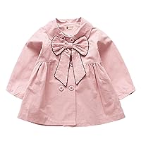 Toddler Coat for Girls 2t Kids Toddler Children Girls Autumn Winter Cotton Long Sleeve Bow Cat And Girls Clothes